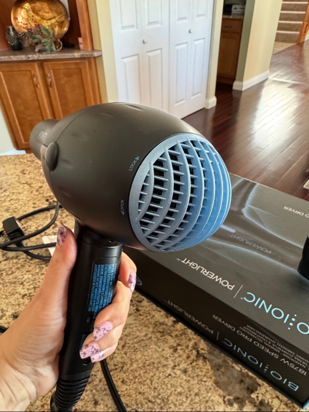Bio Ionic PowerLight 1875W Speed Pro Dryer - Black - Picture 4 of 13